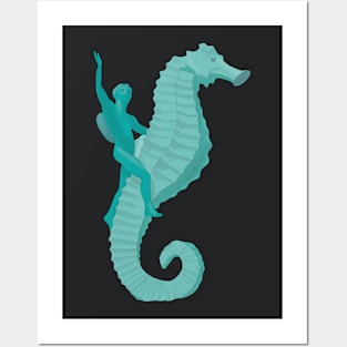 The Boy on the Seahorse Posters and Art